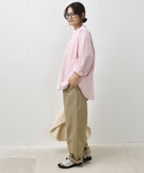 her.｜コットンナイロンゆるテーパードパンツ [[CE3PT240501B]][C]