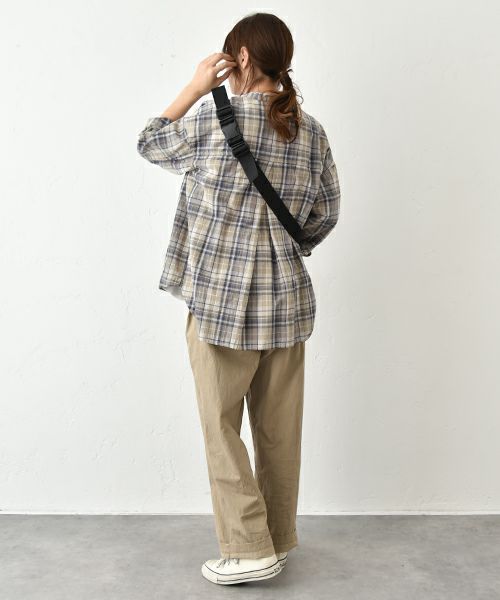 her.｜コットンナイロンゆるテーパードパンツ [[CE3PT240501B]][C]