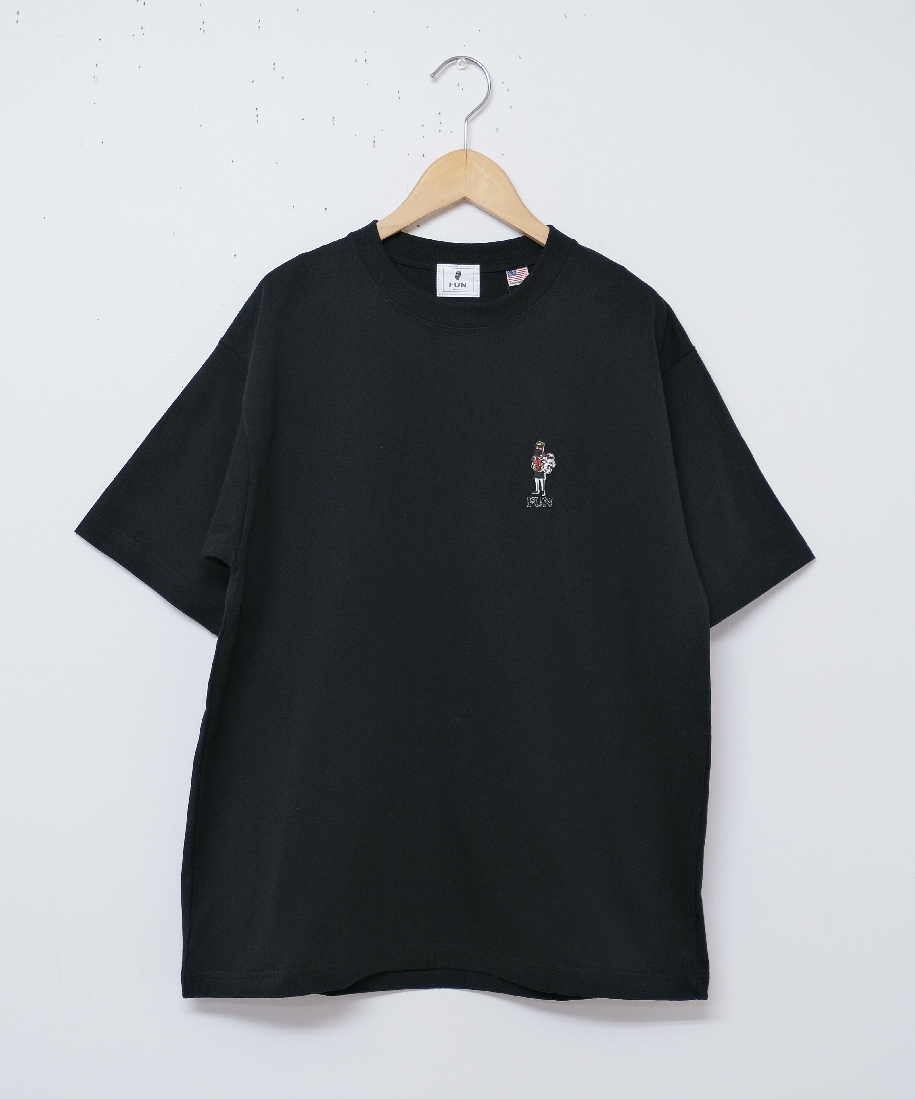 FUN｜OJISAN＆DOG刺繍Teeシャツ[[F-25020521]][D]