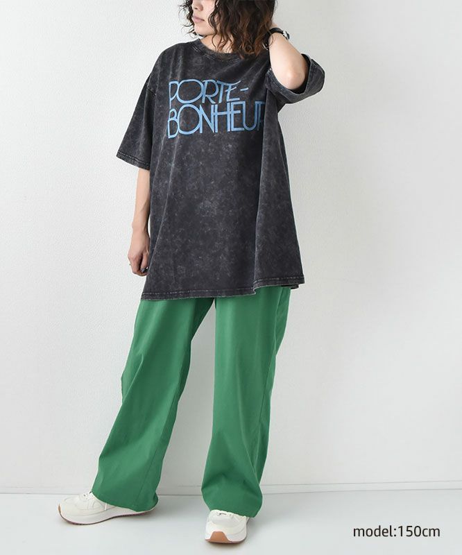 KAKELA&TRANQUIL｜ロゴプリントロングTシャツ [[12504-229-10]][D]