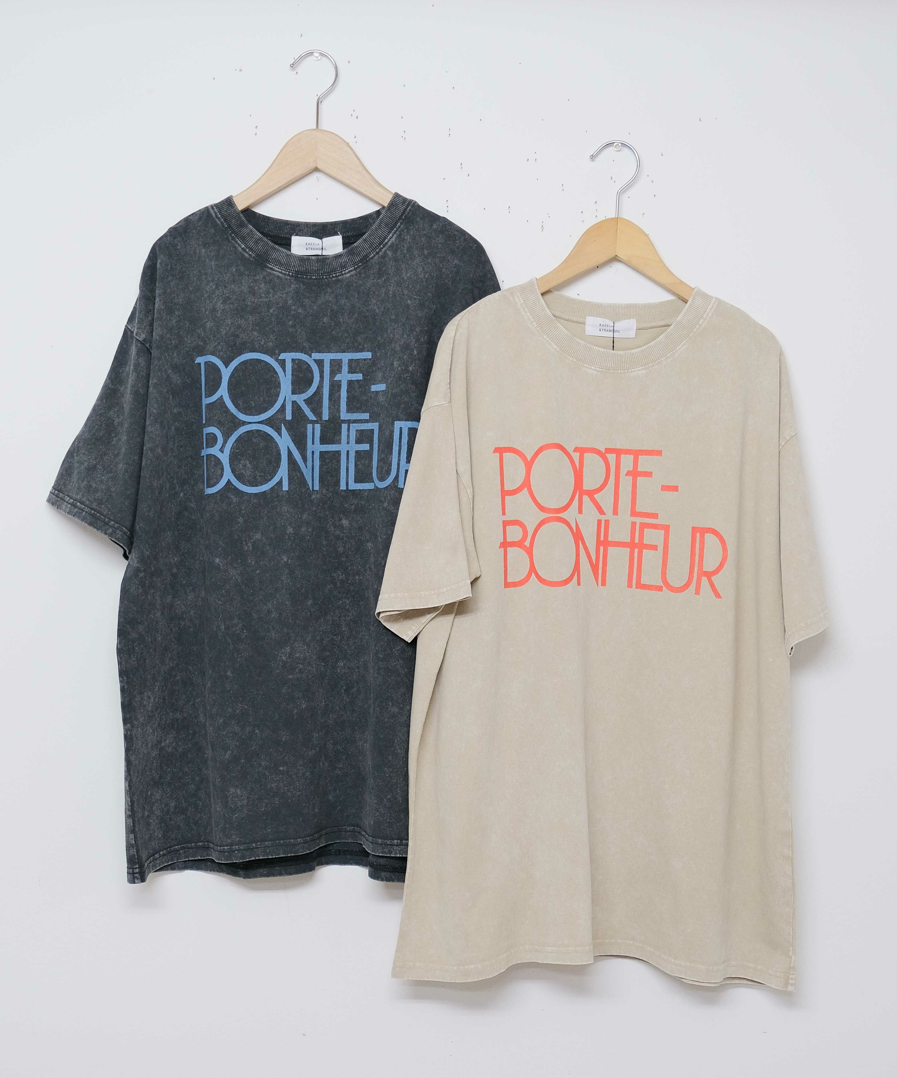 KAKELA&TRANQUIL｜ロゴプリントロングTシャツ [[12504-229-10]][D]