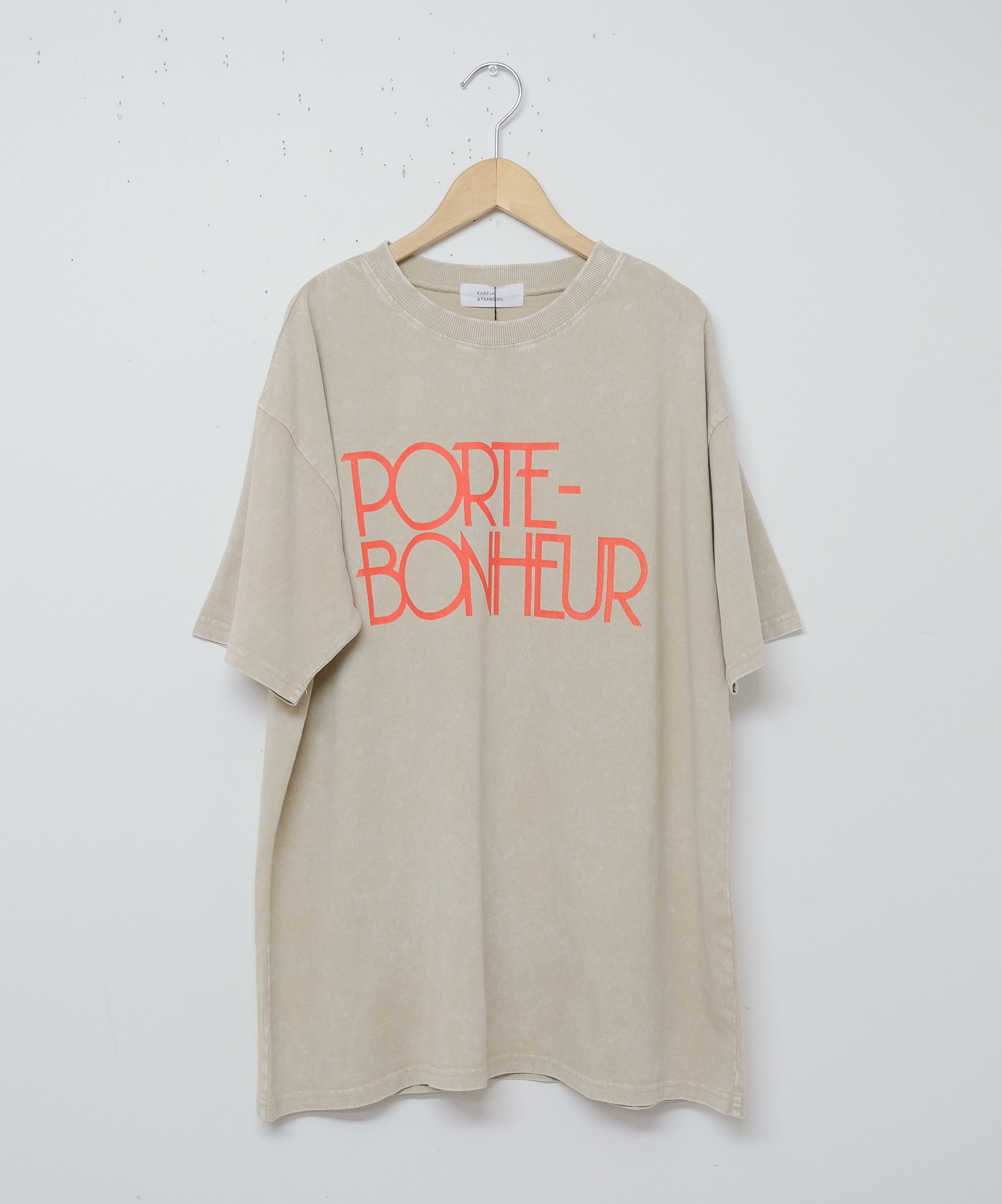 KAKELA&TRANQUIL｜ロゴプリントロングTシャツ [[12504-229-10]][D]