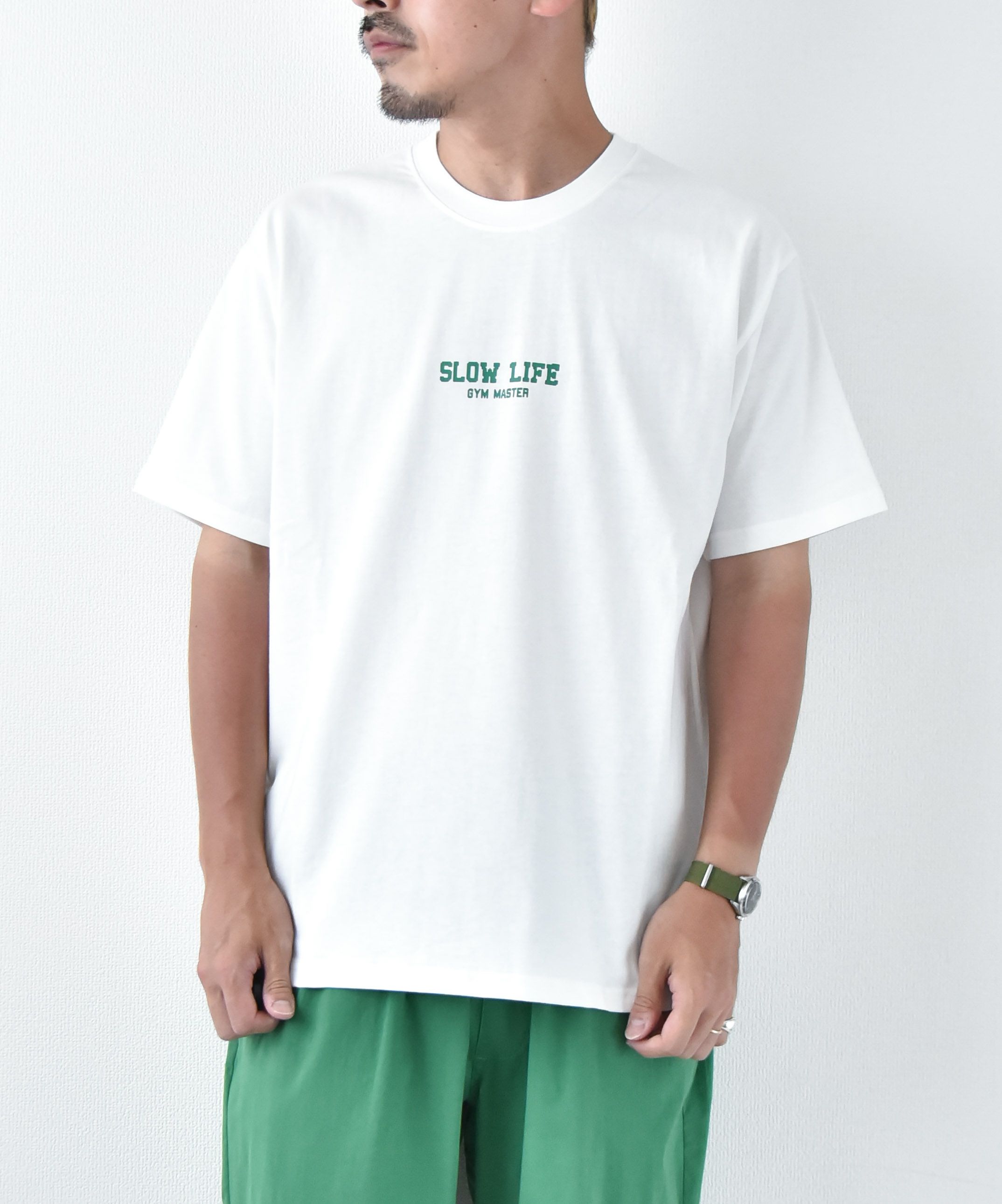 ジムマスター｜7.4oz SLOW LIFE Tee [[G521788]][D]
