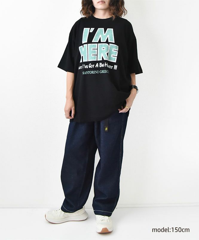 SCREEN STARS｜5.6oz Garment Wash Tee（I'M HERE） [[2522-SSBTBL-A]][D]