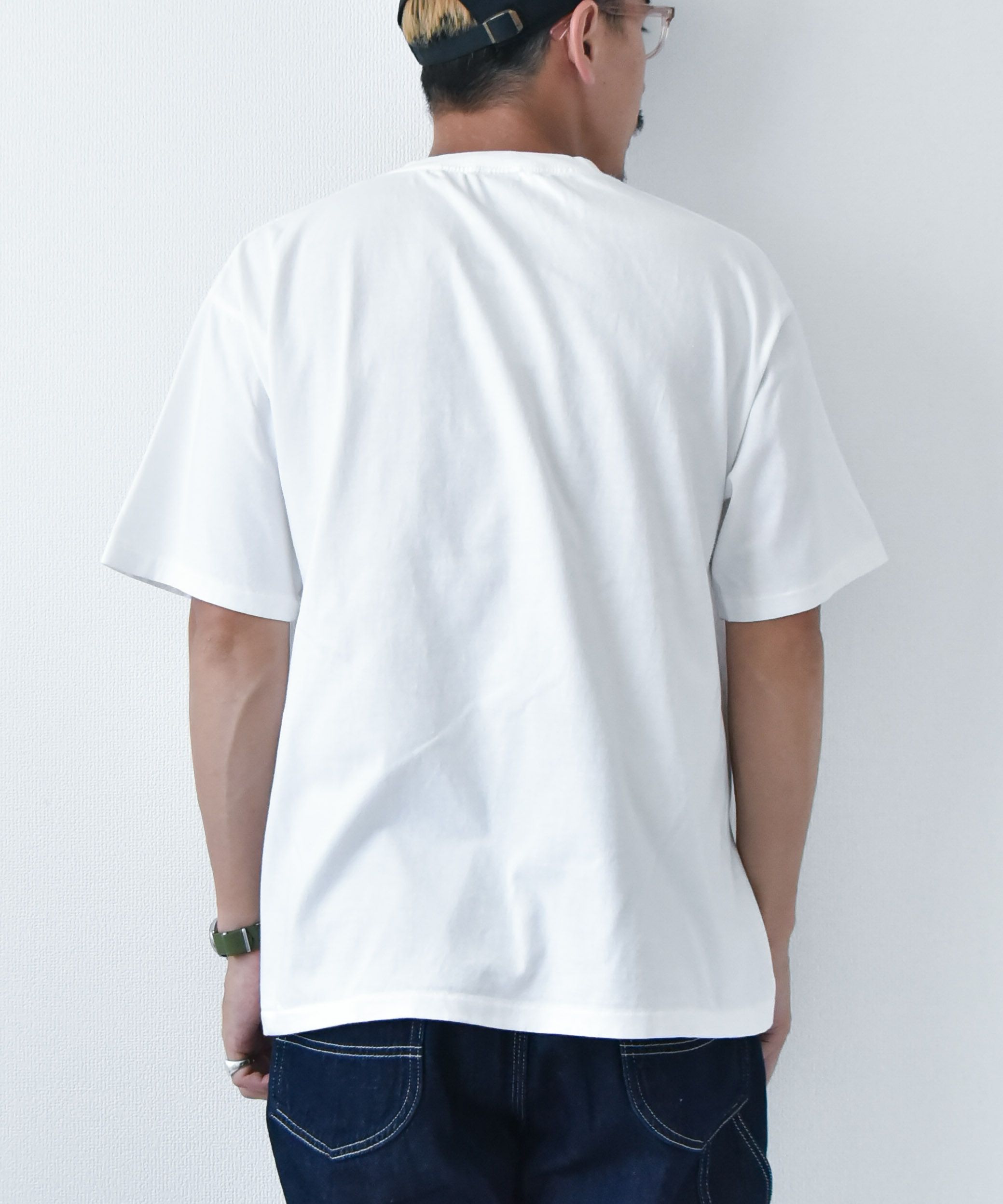 SCREEN STARS｜5.6oz Garment Wash Tee（I'M HERE） [[2522-SSBTBL-A]][D]