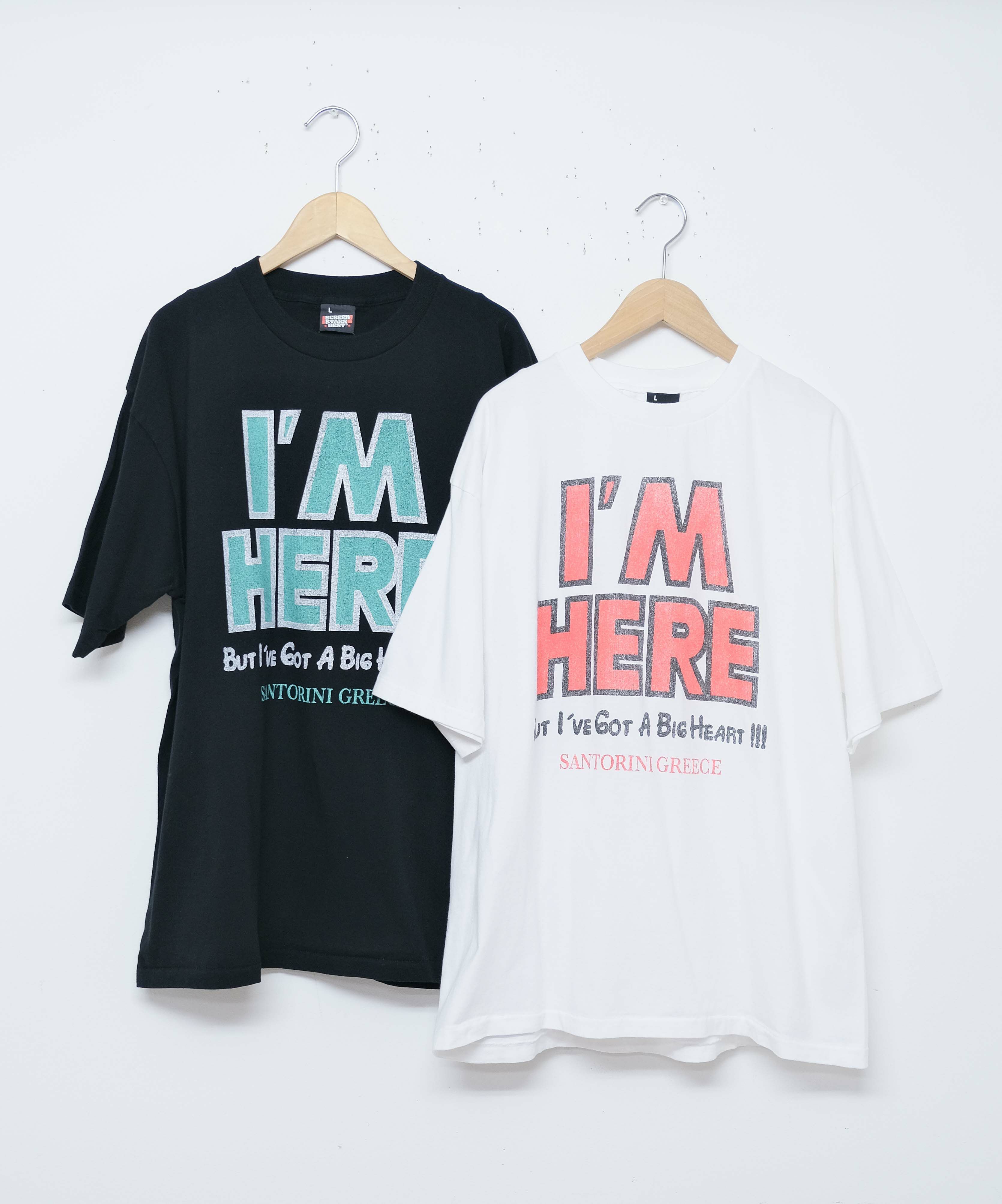 SCREEN STARS｜5.6oz Garment Wash Tee（I'M HERE） [[2522-SSBTBL-A]][D]