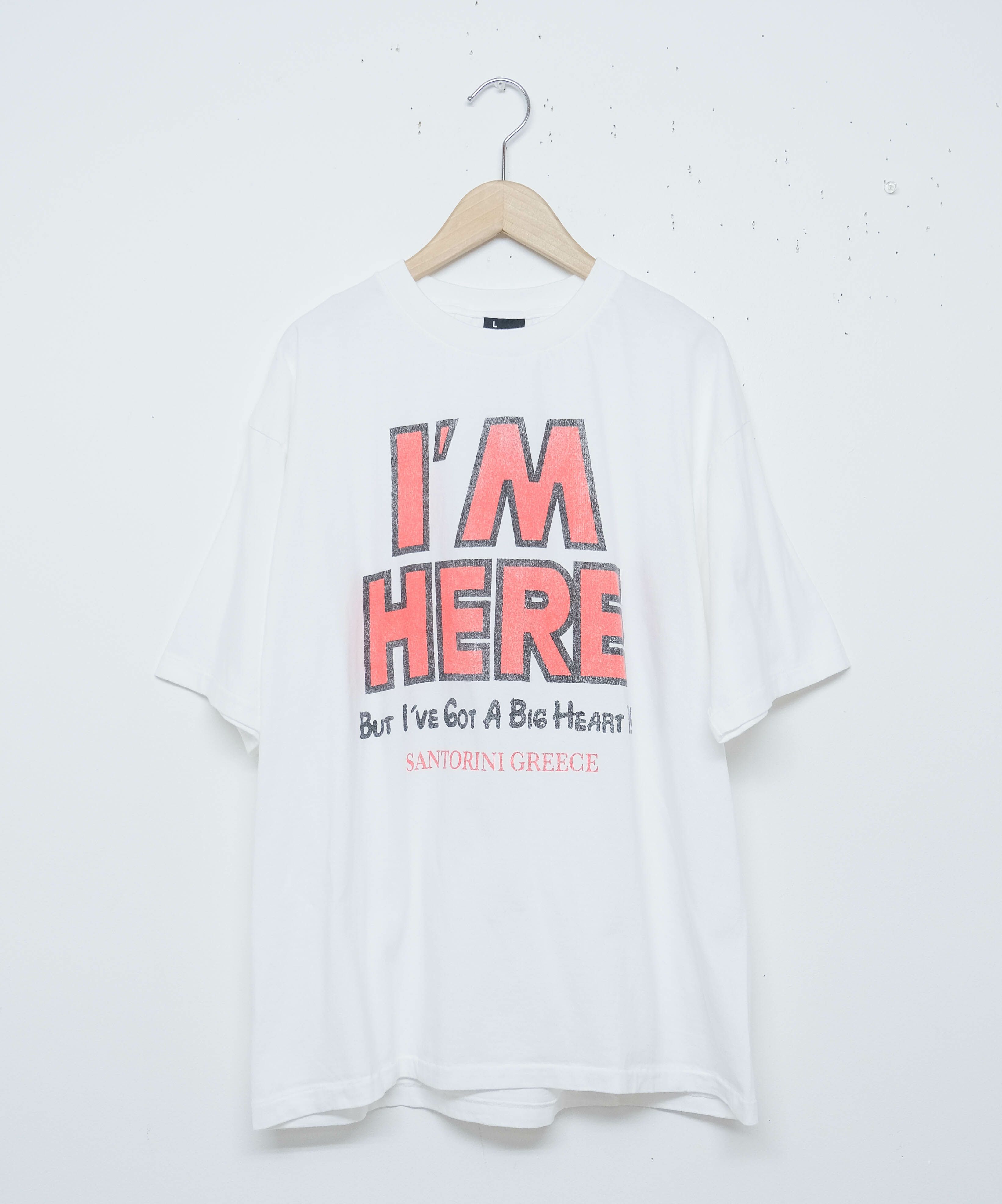 SCREEN STARS｜5.6oz Garment Wash Tee（I'M HERE） [[2522-SSBTBL-A]][D]