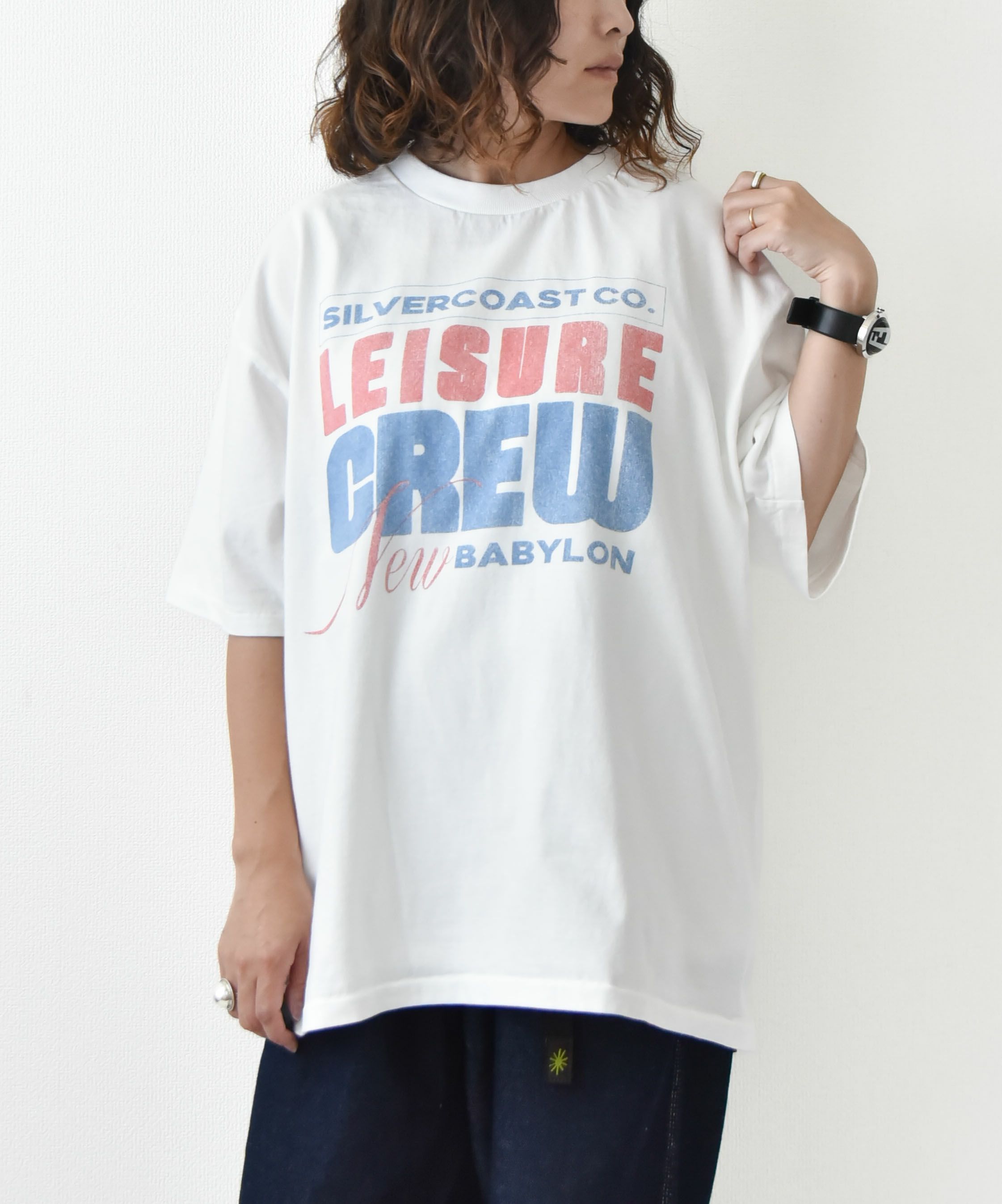  SCREEN STARS｜5.6oz Garment Wash Tee(LEISURE) [[2522-SSBTBL-B]][D]