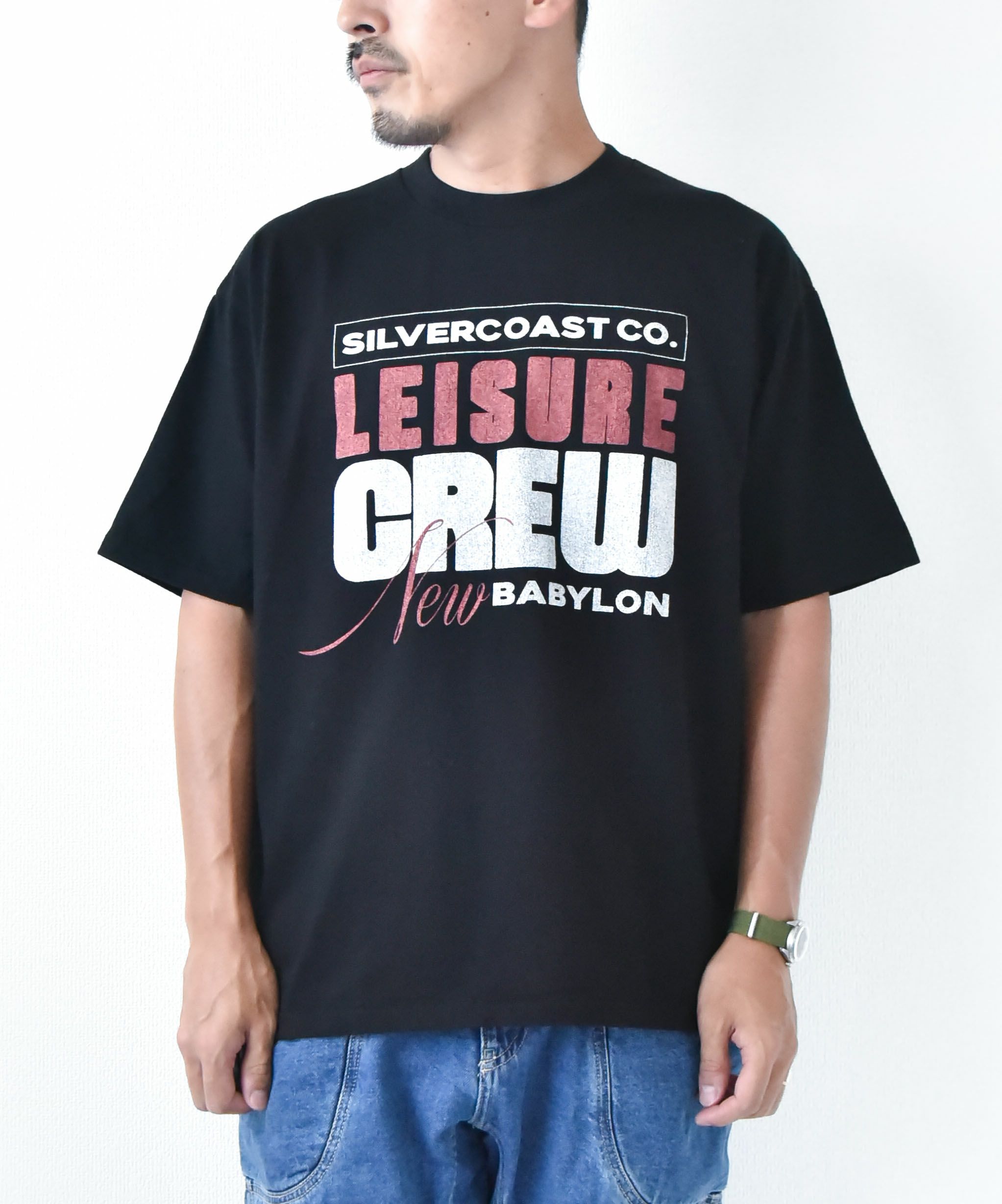  SCREEN STARS｜5.6oz Garment Wash Tee(LEISURE) [[2522-SSBTBL-B]][D]
