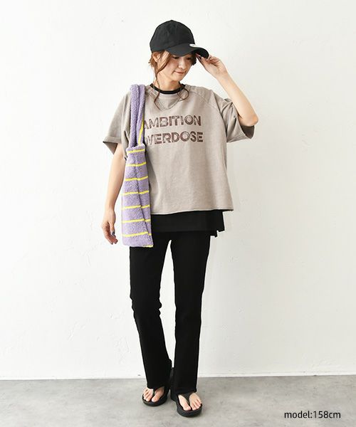 EARTH MADE｜テリーフラットトート [[48-0763]][C]