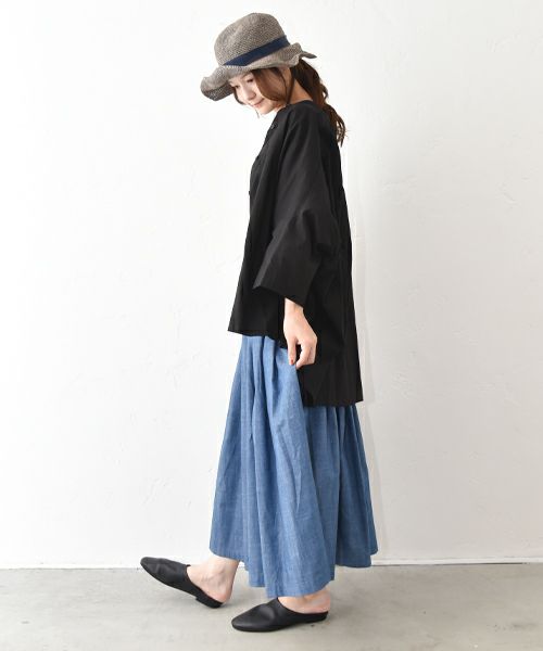 hagumu｜デニムタックスカート [[84062161]][C]