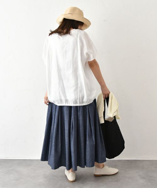 hagumu｜デニムタックスカート [[84062161]][C]