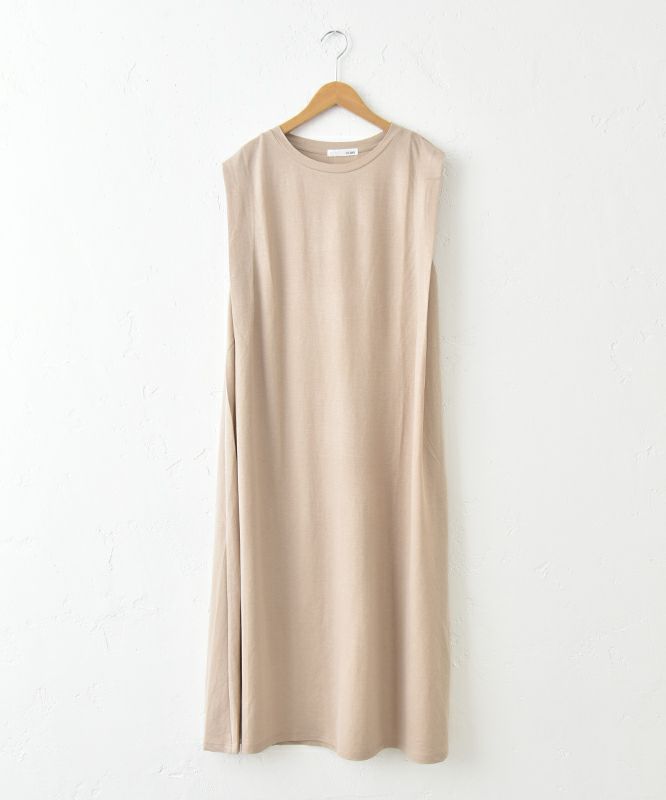  HUMS｜肩タックフレアワンピース [[RNK-2571]][C]