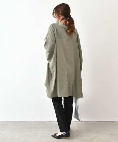 HUMS｜リネンライクシャツ [[RNK-2572]][C]