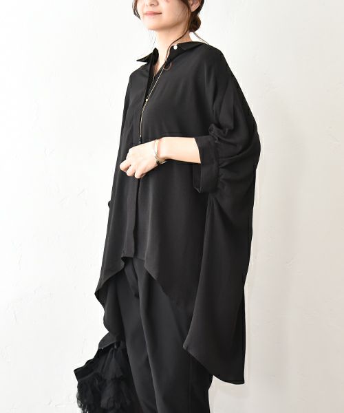 HUMS｜リネンライクシャツ [[RNK-2572]][C]