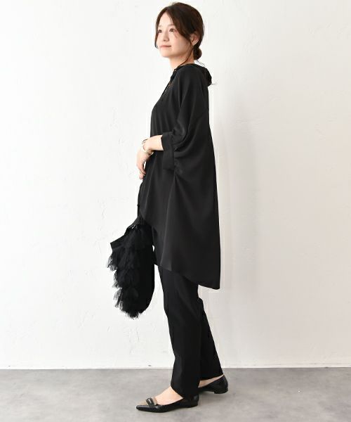 HUMS｜リネンライクシャツ [[RNK-2572]][C]