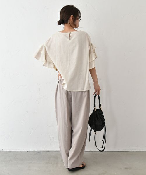 HUMS｜ストレッチコクーンパンツ [[RNK-2573]][C]