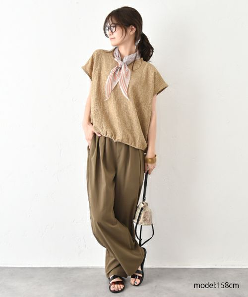 HUMS｜ストレッチコクーンパンツ [[RNK-2573]][C]