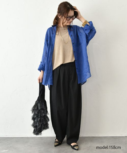 HUMS｜ストレッチコクーンパンツ [[RNK-2573]][C]