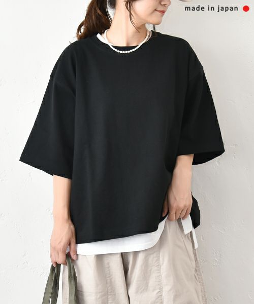 her.｜5分袖カットソー [[131186H]][C]