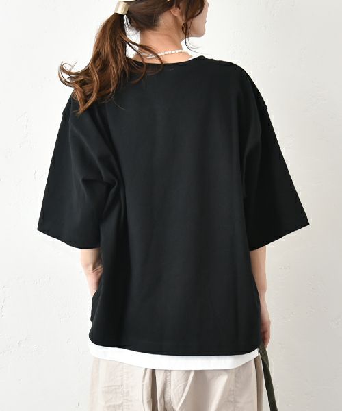 her.｜5分袖カットソー [[131186H]][C]