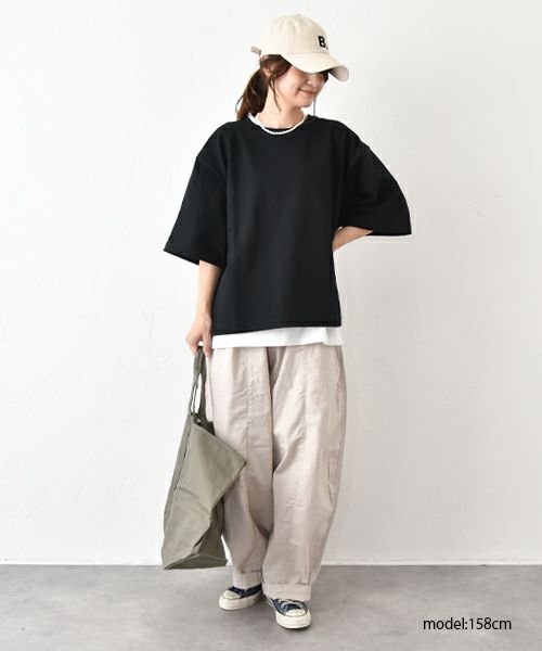 her.｜5分袖カットソー [[131186H]][C]