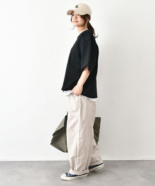 her.｜5分袖カットソー [[131186H]][C]