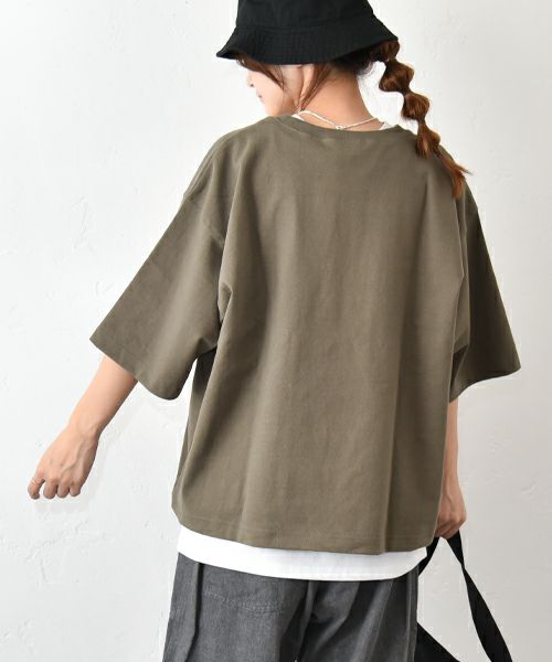 her.｜5分袖カットソー [[131186H]][C]