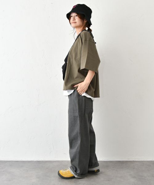 her.｜5分袖カットソー [[131186H]][C]