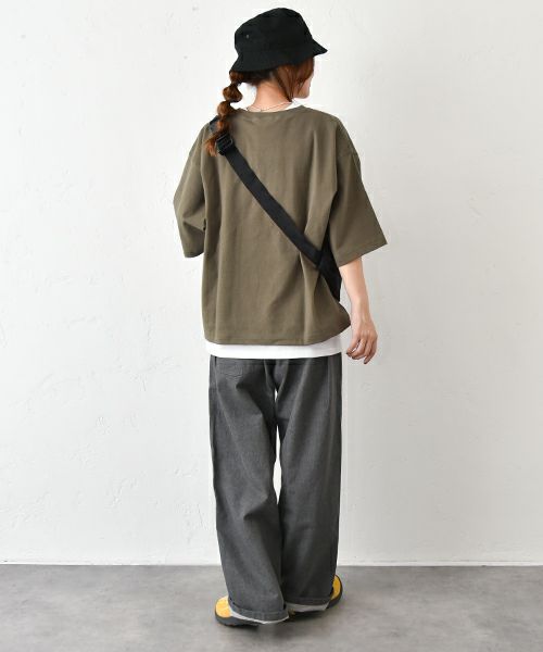 her.｜5分袖カットソー [[131186H]][C]