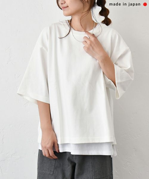 her.｜5分袖カットソー [[131186H]][C]