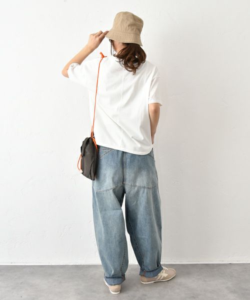 and quarter｜ルーズラウンドヘムプリントTee [[MA-300105]][C]