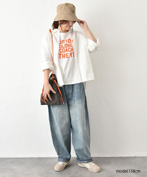 and quarter｜ルーズラウンドヘムプリントTee [[MA-300105]][C]