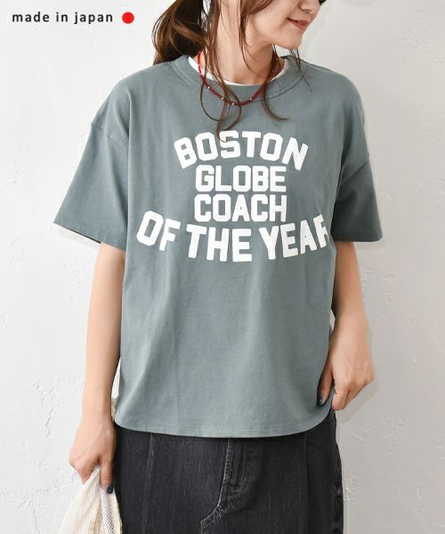 and quarter｜ルーズラウンドヘムプリントTee [[MA-300105]][C]