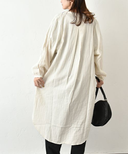 NARU｜ダブルガーゼ ロングシャツカーデ [[665812]][C]