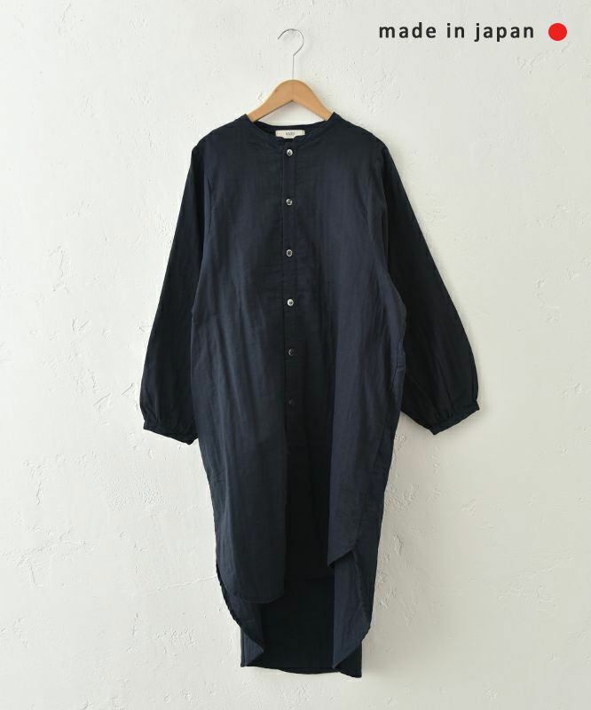 NARU｜ダブルガーゼ ロングシャツカーデ [[665812]][C]