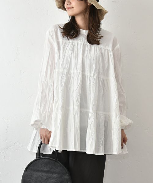 hagumu｜ティアード2wayプルオーバー [[hag-163]][C]