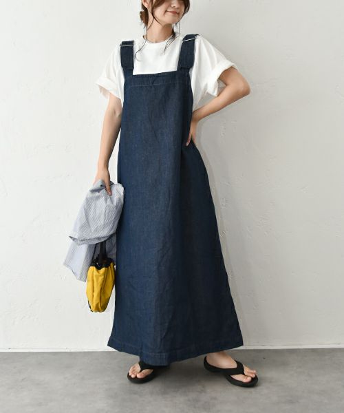Our.｜デニムジャンバースカート [[131312H]][C]