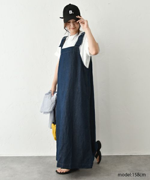 Our.｜デニムジャンバースカート [[131312H]][C]