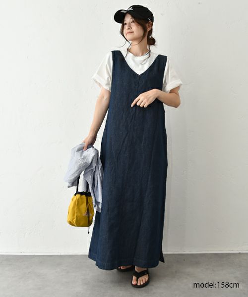 Our.｜デニムジャンバースカート [[131312H]][C]