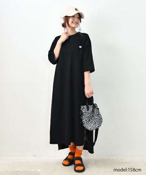 IN THE MARKET｜5分袖カットワンピース [[C-2391]][C]