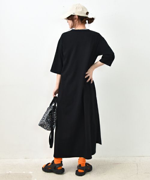 IN THE MARKET｜5分袖カットワンピース [[C-2391]][C]