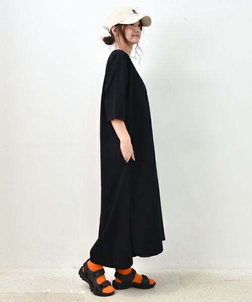 IN THE MARKET｜5分袖カットワンピース [[C-2391]][C]