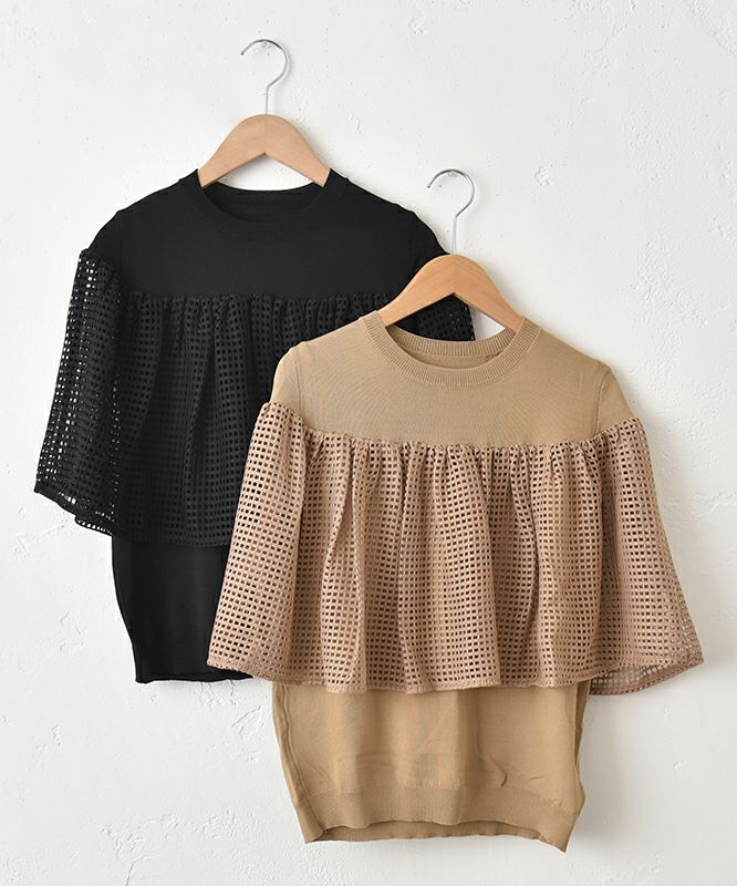 完売Mabli MOONBEAM CAPELET バイカラーケープレットつけ襟