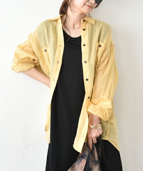 HUMS｜リネンシャツ [[C-5080]][C]