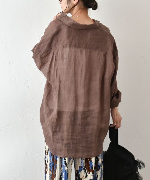 HUMS｜リネンシャツ [[C-5080]][C]