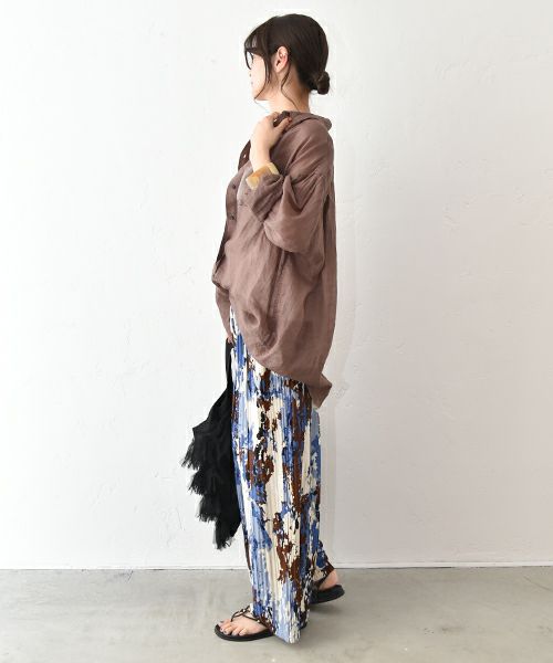 HUMS｜リネンシャツ [[C-5080]][C]