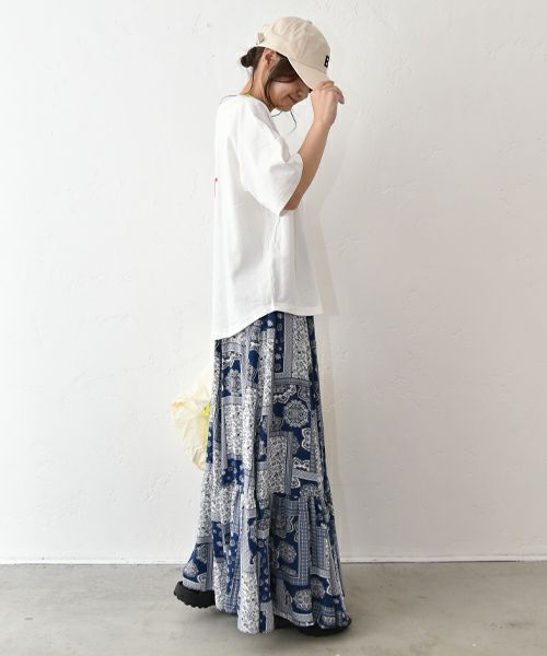 and quarter｜バックプリントロゴTee [[131309F]][C]