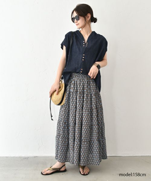 HUMS｜総柄スカート [[C-5090]][C]