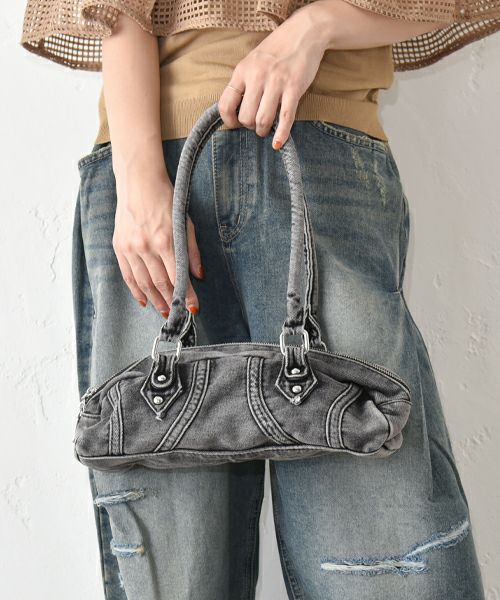 mspc デニム バッグ 希少品 FREE STYLISTS ハンドバッグ Y2K ヴィンテージ トートバッグ